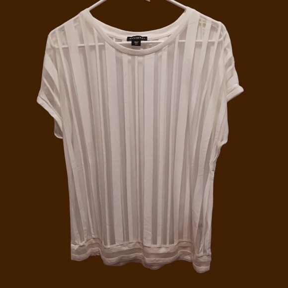 Metaphor sheer shadow stripe top size Medium - Picture 1 of 9